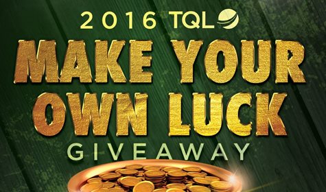 TQL Graphic With A Green Background And Gold Writing With A Pot Of Gold Below